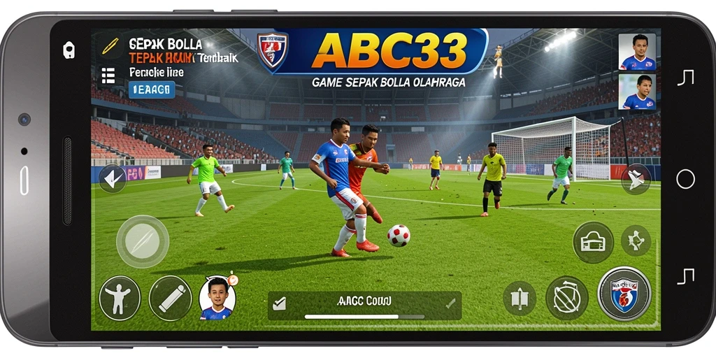 Gameplay seru di ABC33, saat berlaga di pertandingan sepak bola.