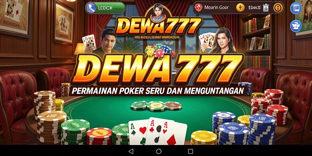 Tampilan gameplay seru DEWA777 dalam permainan Poker.