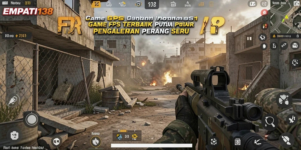 Tangkapan layar gameplay EMPATI138 menampilkan momen seru dalam pertempuran FPS.