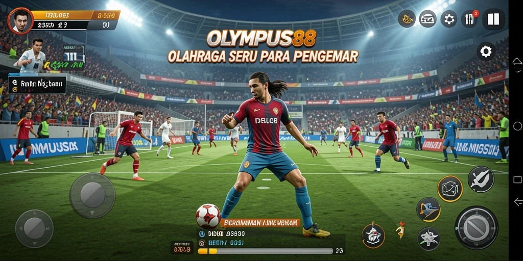 Tampilan menarik dan mendebarkan dari gameplay OLYMPUS88.