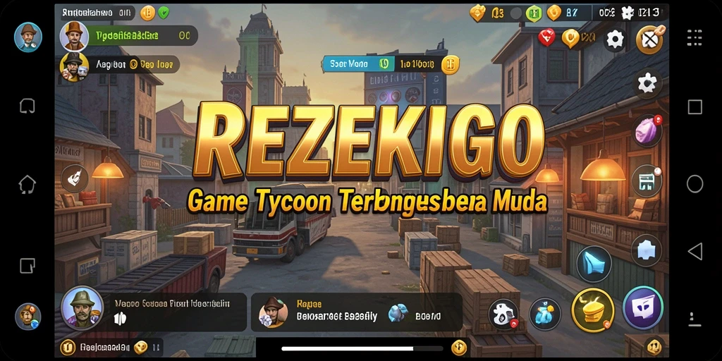 Menampilkan gameplay seru dan strategi dalam REZEKIGO.