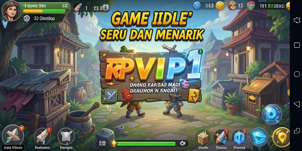 Tampilan permainan RPVIP1 yang menarik dan interaktif saat bermain Idle.